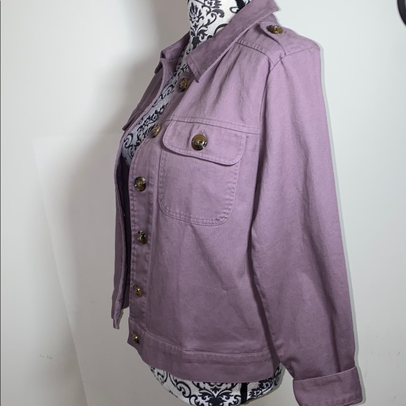 NWT!! Christopher & Banks Purple Jacket Casual Size PS Petite Small - Picture 6 of 10